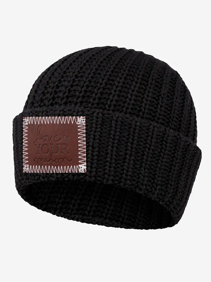 Black Cuffed Beanie