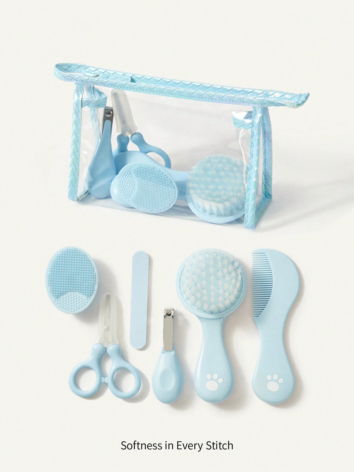 Cozy Pixies Blue Baby Nail Care 6 Pieces Set