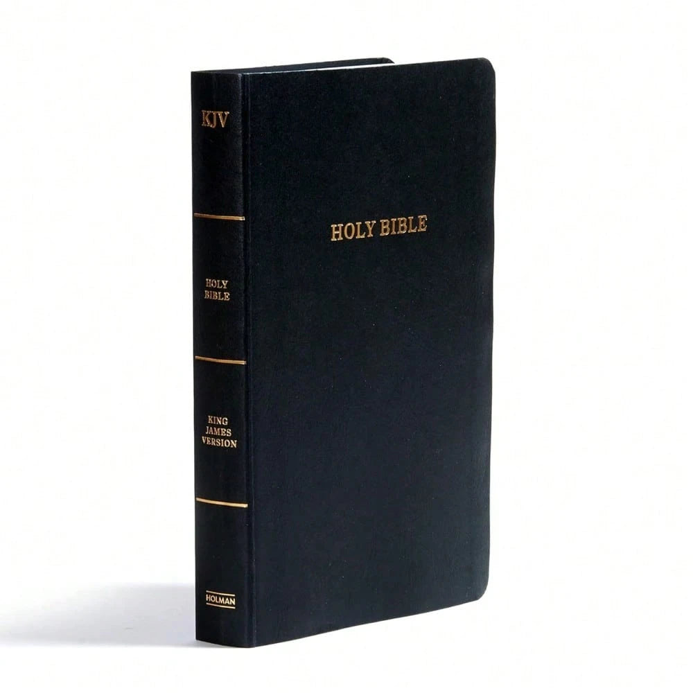 KJV Gift And Award Bible, Black Imitation Leather, KJV Holy Bible, Red Letter, Pure Cambridge Text, Presentation Page, Easy-To-Read Bible MCM Type