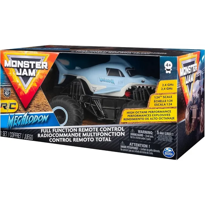 Monster Jam Rc 1:24 Megaladon Battery Operated