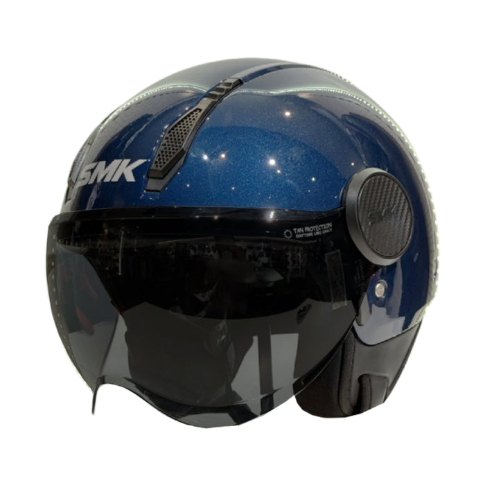 SMK LAMINAR MOTORCYCLE OPEN FACE HELMET