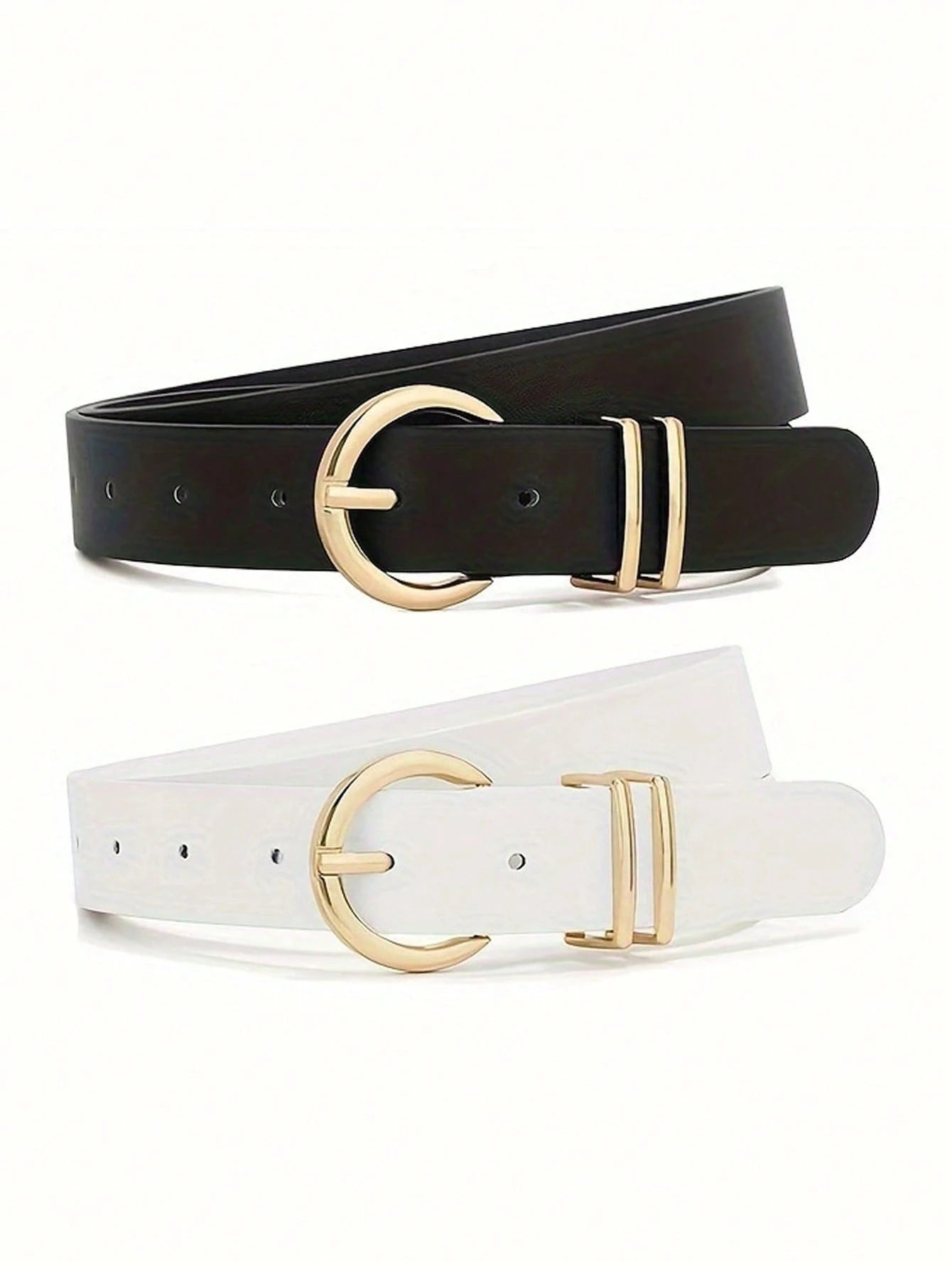 1/2/3pcs Women's Belts, Fashion Minimalist Commuter College Style Versatile Leather Belts, Daily Matching Skirts Casual Jeans Waist-Cinching Decorative Belts