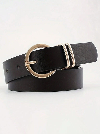 1/2/3pcs Women's Belts, Fashion Minimalist Commuter College Style Versatile Leather Belts, Daily Matching Skirts Casual Jeans Waist-Cinching Decorative Belts