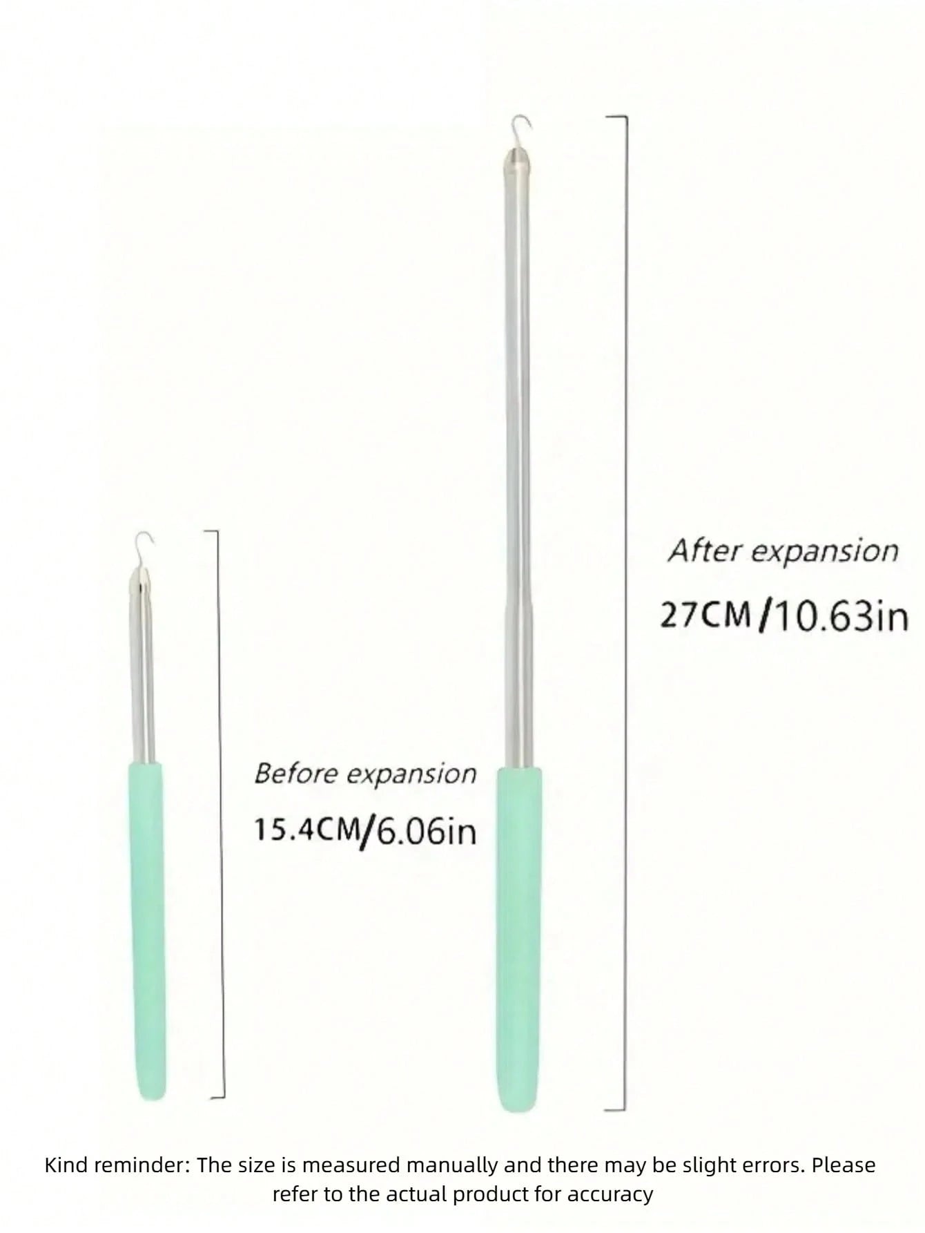 1/2/4Pcs Stainless Steel Bracelet Wearing Aid, Odorless Battery-Free Scalable Hook Tool For Jewelry & Necklace Styling