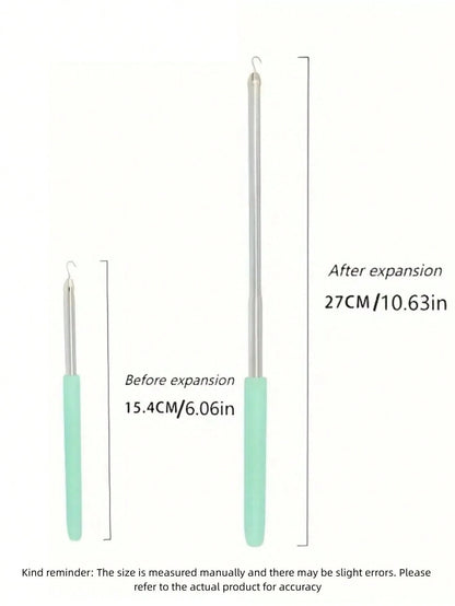 1/2/4Pcs Stainless Steel Bracelet Wearing Aid, Odorless Battery-Free Scalable Hook Tool For Jewelry & Necklace Styling