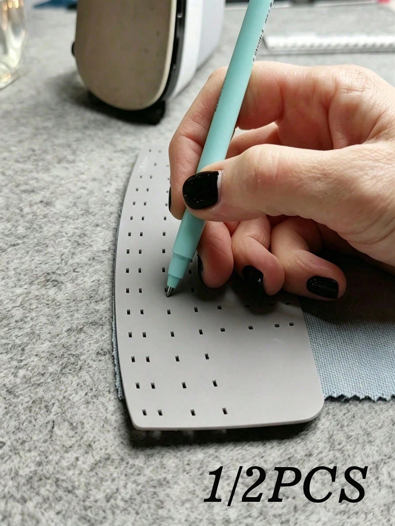 1/2pcs Acrylic Sewing Marking Tools, For Marking Stitch Lines And Threading, With Universal Curved Edge, Straight Edge And Double Corner Curved Design, Suitable For Marking And Ironing Pant Legs, Hems