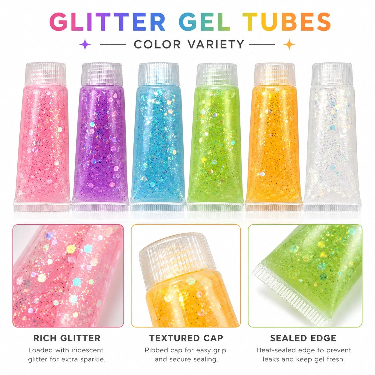 1/3/5pcs Toothpaste Tube Glitter Squeeze Toy, Soft TPR Sequin Gel Sensory Fidget Toy, Stretchable Stress Relief Toy, Kids School Classroom Reward, Birthday Party Favor, Christmas Stocking Filler