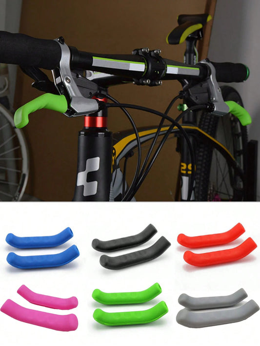 1/3Pairs Bicycles Brake Lever Protective Covers, Silicone Covers For Mountain, Road And Folding Bike Brake Levers