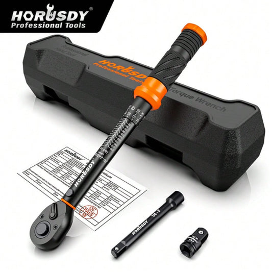 1/4" Torque Wrench Snap Socket Professional Drive Click Ratcheting Extension Bar
