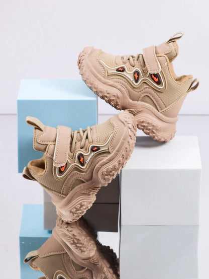 1 Pair Baby Sports Shoes Spring Autumn Fashion New Kids White Shoes Soft Sole Anti-Slip Boys Casual Skate Shoes Infant Breathable Shoes Soft Upper Breathable Sports Shoes, Suitable For Boys And Girls