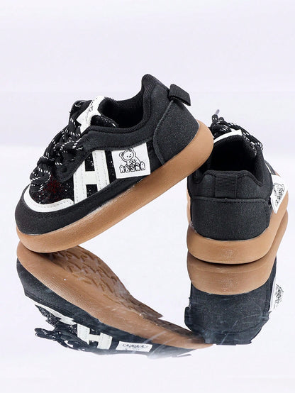 1 Pair Baby Sports Shoes, Spring/Autumn Fashion New White Sneakers, Soft Sole Anti-Slip Boys Casual Board Shoes, Breathable Infant Shoes, Soft Upper Breathable Sports Shoes, Suitable For Boys And Girl