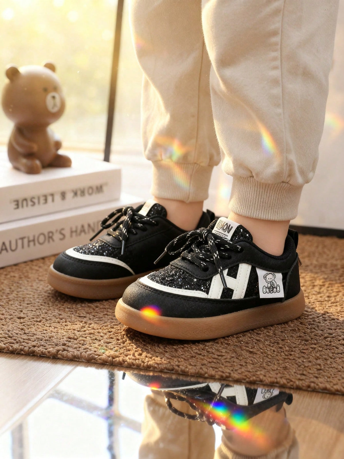 1 Pair Baby Sports Shoes, Spring/Autumn Fashion New White Sneakers, Soft Sole Anti-Slip Boys Casual Board Shoes, Breathable Infant Shoes, Soft Upper Breathable Sports Shoes, Suitable For Boys And Girl