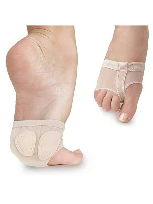1 Pair Professional Dance Toe Pad, Heel Protector Socks, Ballet Dance Shoes Pad, Women Foot Care Tool