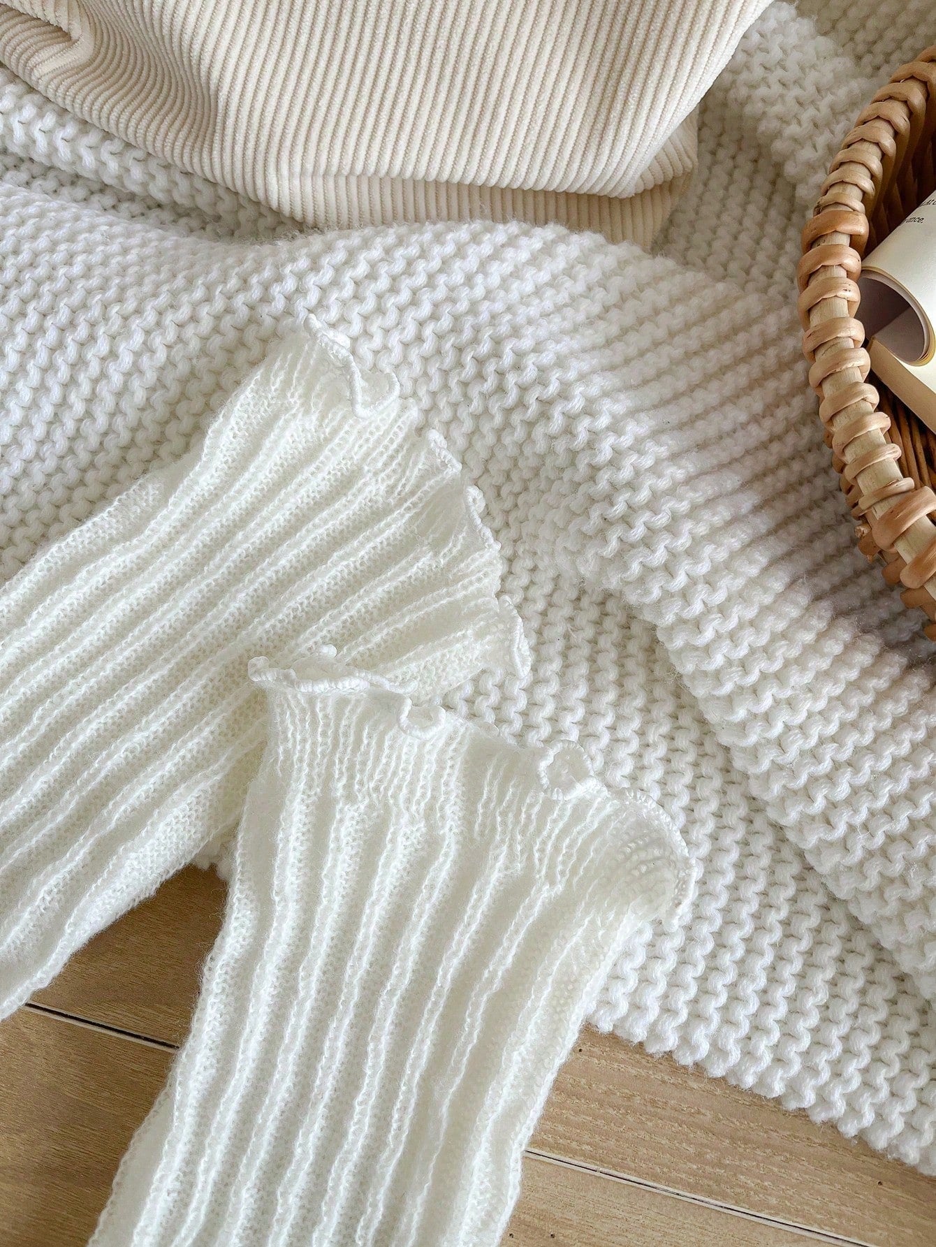 1 Pair Solid Color Leg Warmers, Winter Warmth, Y2K Style Leg Support, Comfortable And Warm