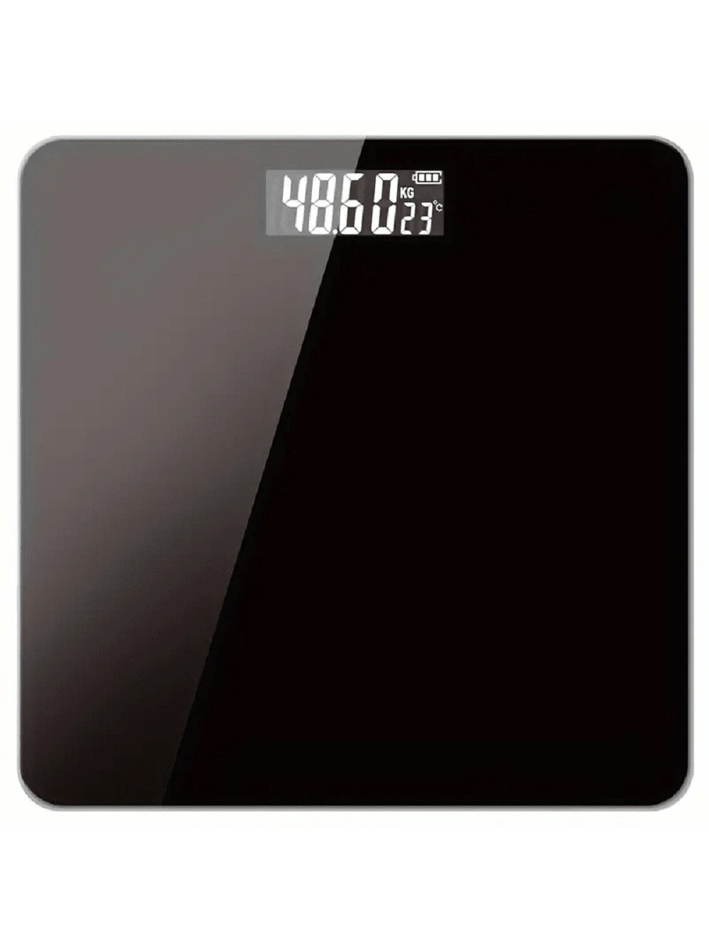 1 Pc Digital Bathroom Scale, Glass Platform Can Measure Up To 360lbs, Large Backlit Display, Home Weight Scale, Household Essential