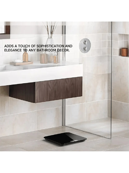 1 Pc Digital Bathroom Scale, Glass Platform Can Measure Up To 360lbs, Large Backlit Display, Home Weight Scale, Household Essential