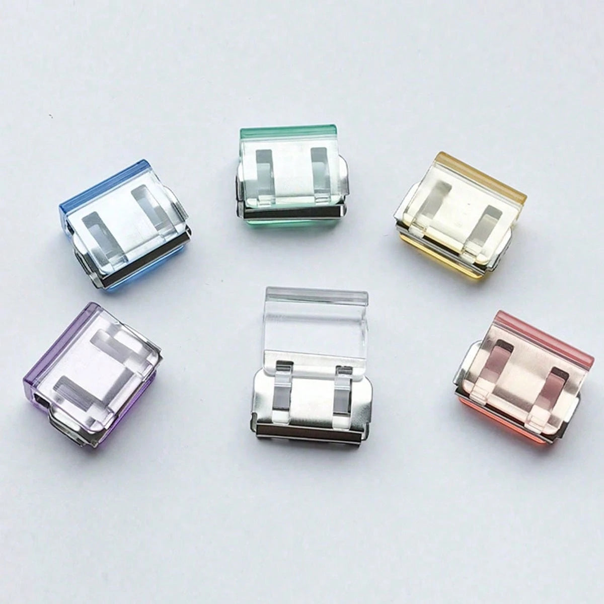 10/1pc Invisible Pant Leg Shortening Clips, Anti-Slip Pant Hem Clips, No-Sew Hidden Pant Leg Fixing Buckles, Anti-Curling Pant Hem Fixing Device, Pant Hem Fixing Clips, Perfect For Custom Clothing, Ca
