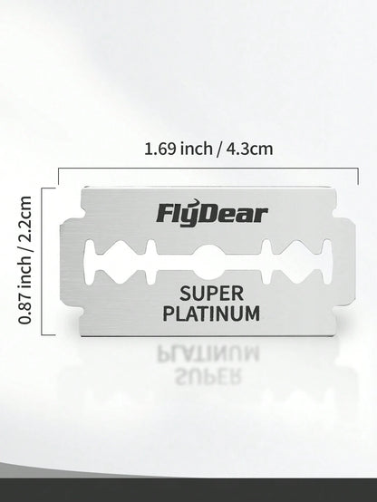 100/50/40/20/10 Pieces Stainless Steel Dual-Edge Blades| Shaving Razor For Men And Women| Precision-Crafted Haircut & Grooming Tools