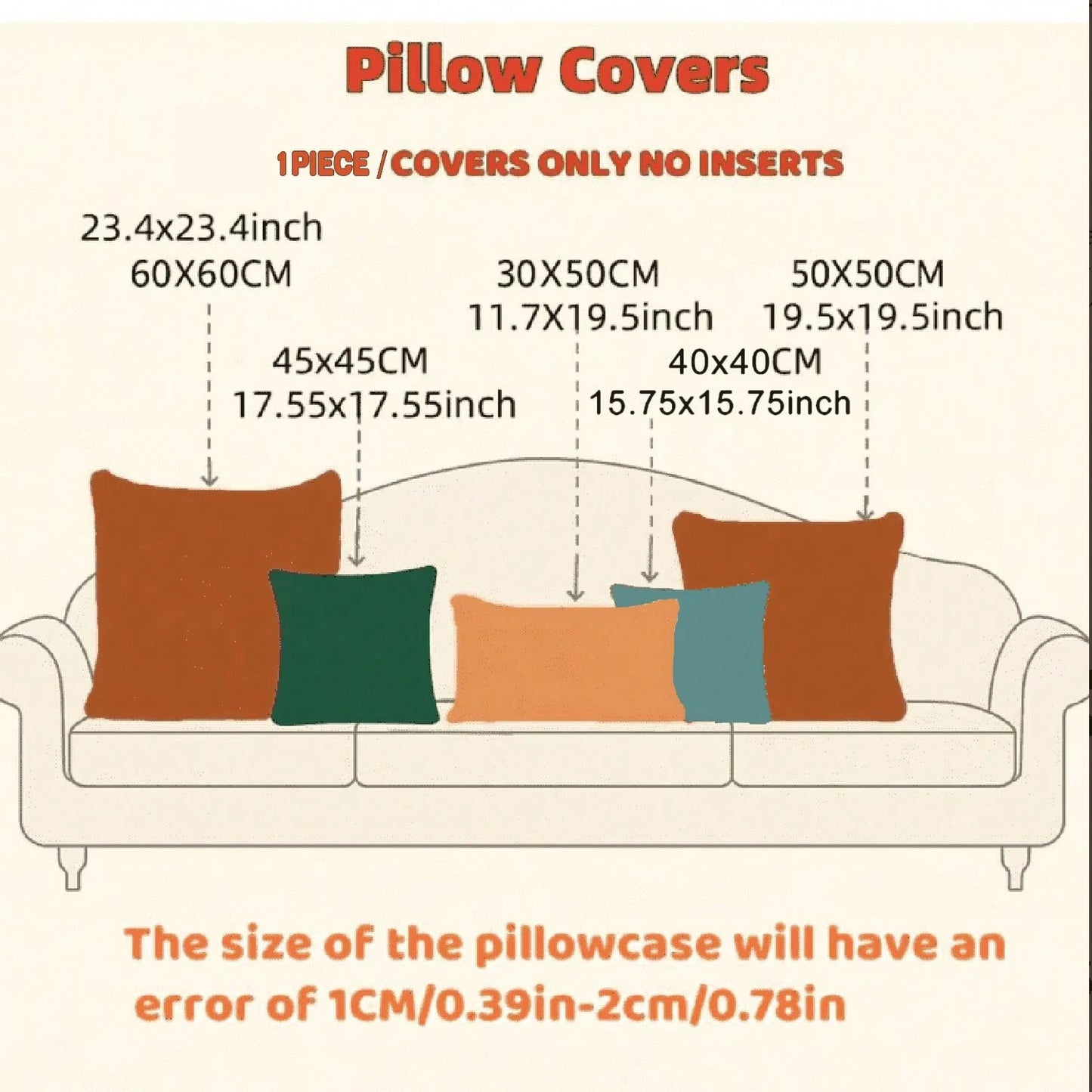 1pc/2pcs Beige-Camel Striped Chenille Decorative Throw Pillow Cover, Soft Modern Abstract Bohemian Style Home Decor Cushion For Sofa, Bedroom, Living Room, All Seasons, Also Suitable As Gift
