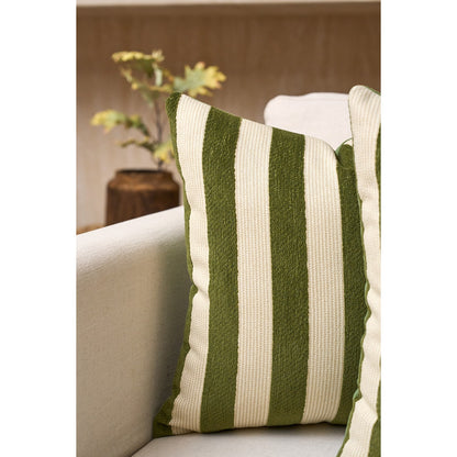 1pc/2pcs Beige-Camel Striped Chenille Decorative Throw Pillow Cover, Soft Modern Abstract Bohemian Style Home Decor Cushion For Sofa, Bedroom, Living Room, All Seasons, Also Suitable As Gift