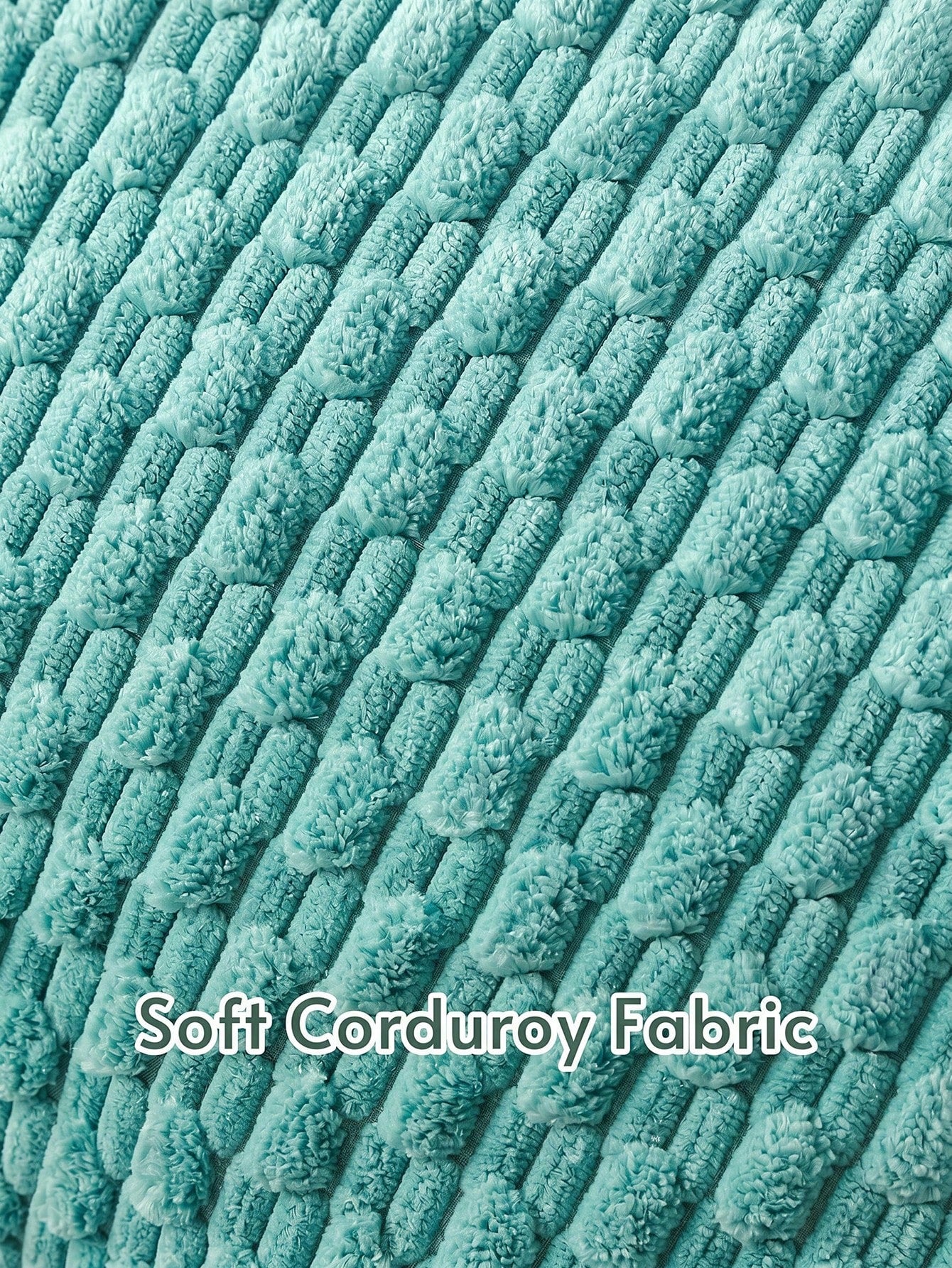 1pc/2pcs Bohemian Striped Throw Pillow Cover (Pillow Insert Not Included), Soft Plush Corduroy Solid Color Decorative Square Pillow Case, Suitable For Holiday, Sofa, Bedroom, Bed, All Seasons Use.