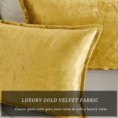 1pc/2pcs Plain Cushion Cover Without Filler,Velvet Pillowcase For Sofa, Home Decoration