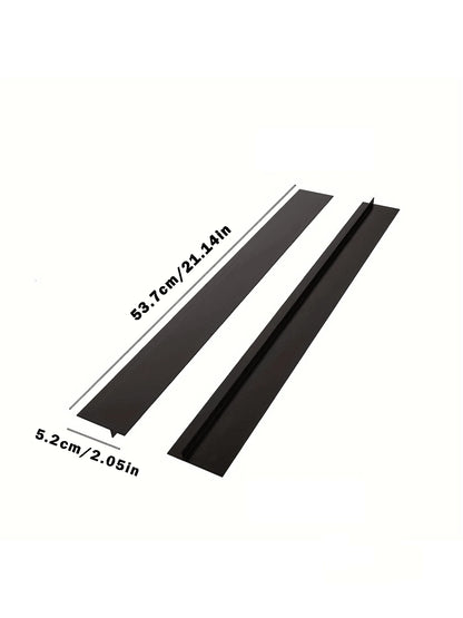 1pc/2pcs Silicone Sealing Strip, Kitchen Stove Countertop Sealing Gasket, Oil & Dust Proof Silicone Sealing Filler