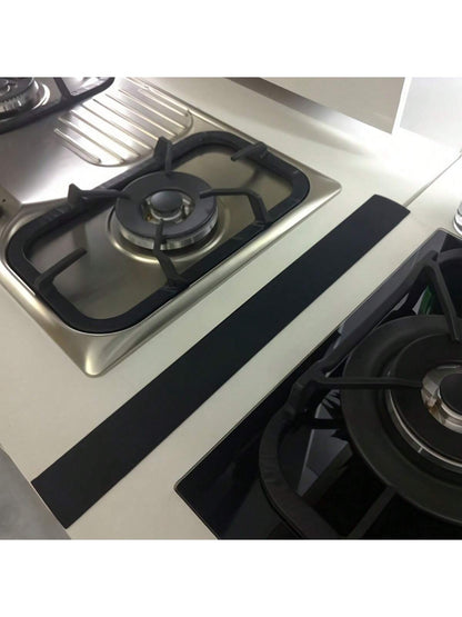 1pc/2pcs Silicone Sealing Strip, Kitchen Stove Countertop Sealing Gasket, Oil & Dust Proof Silicone Sealing Filler