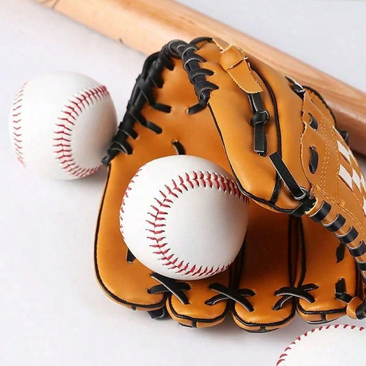 1pc 9 Inch Solid Baseball, For Baseball Pitching Training. Outer Layer Made Of PU Material, Inner Layer Made Of Foam Rubber Material