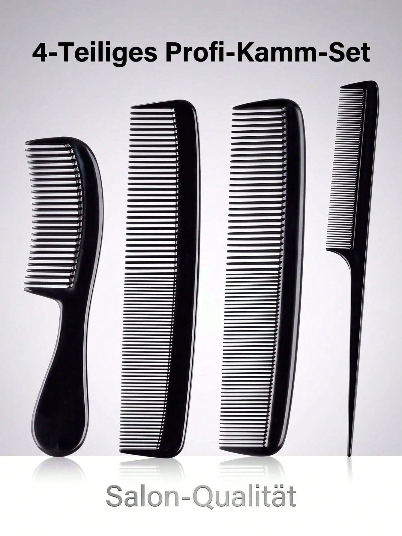 1pc Black Flat Top Hair Comb 0611 Salon Professional Hairdressing Comb