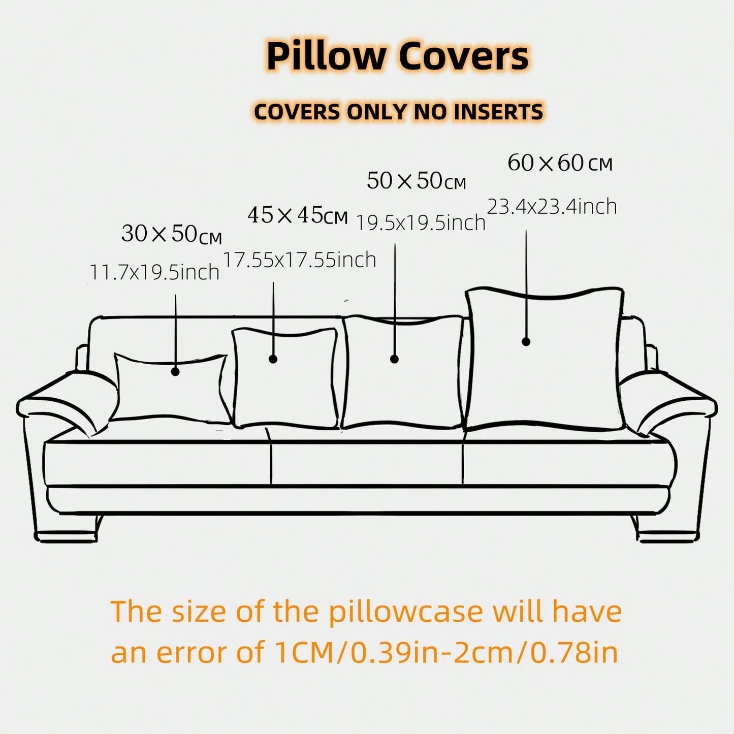 1pc Black (Without Pillow Insert) Tasseled Throw Pillow Cover, Farmhouse Style Soft Washed Fabric Decorative Cushion Cover With Fringe