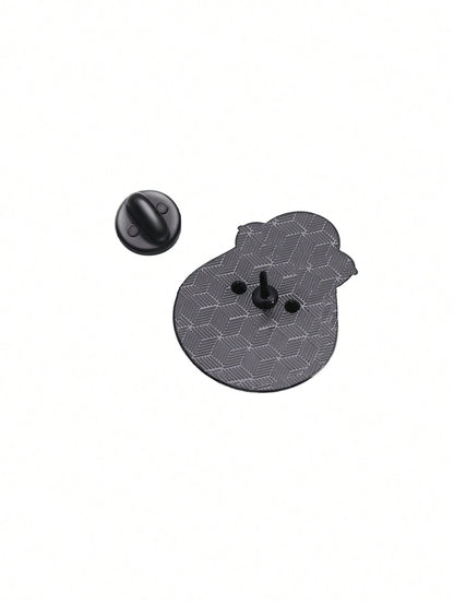 1pc Cartoon Fruit Avocado Metal Brooch, Cute Pin Badge For Friends, Suitable For Men And Women Daily Wearing