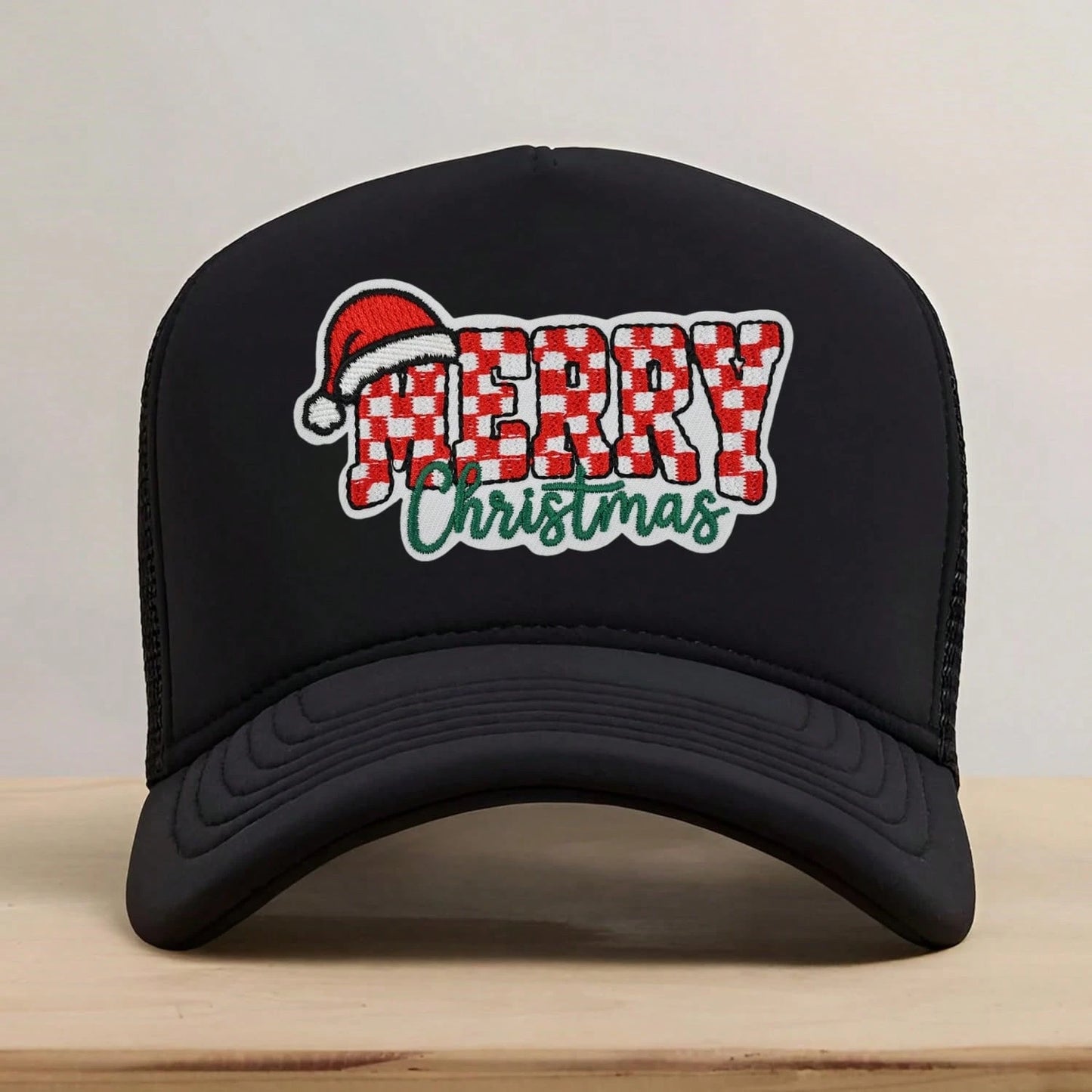 1pc Christmas Theme "MERRY Christmas" Iron-On Embroidered Patch, Suitable For Jeans, Hats, Jackets, Backpacks- Holiday Decoration & Commercial Promotion- Small Business Wholesale Decor, Fabric Patch