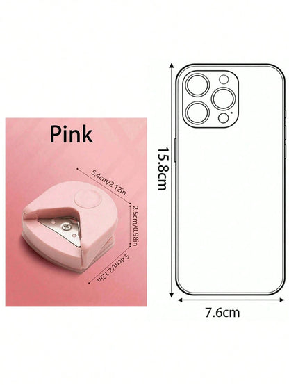 1PC Corner Rounder R4 Corner Punch Portable Paper Trimmer Cutter For Cards Photo Chamfering Cutter Cutting ToolHandmade Photo Paper Card Right Angle Pointed Arc Trimming Paper Cutter, Back To School