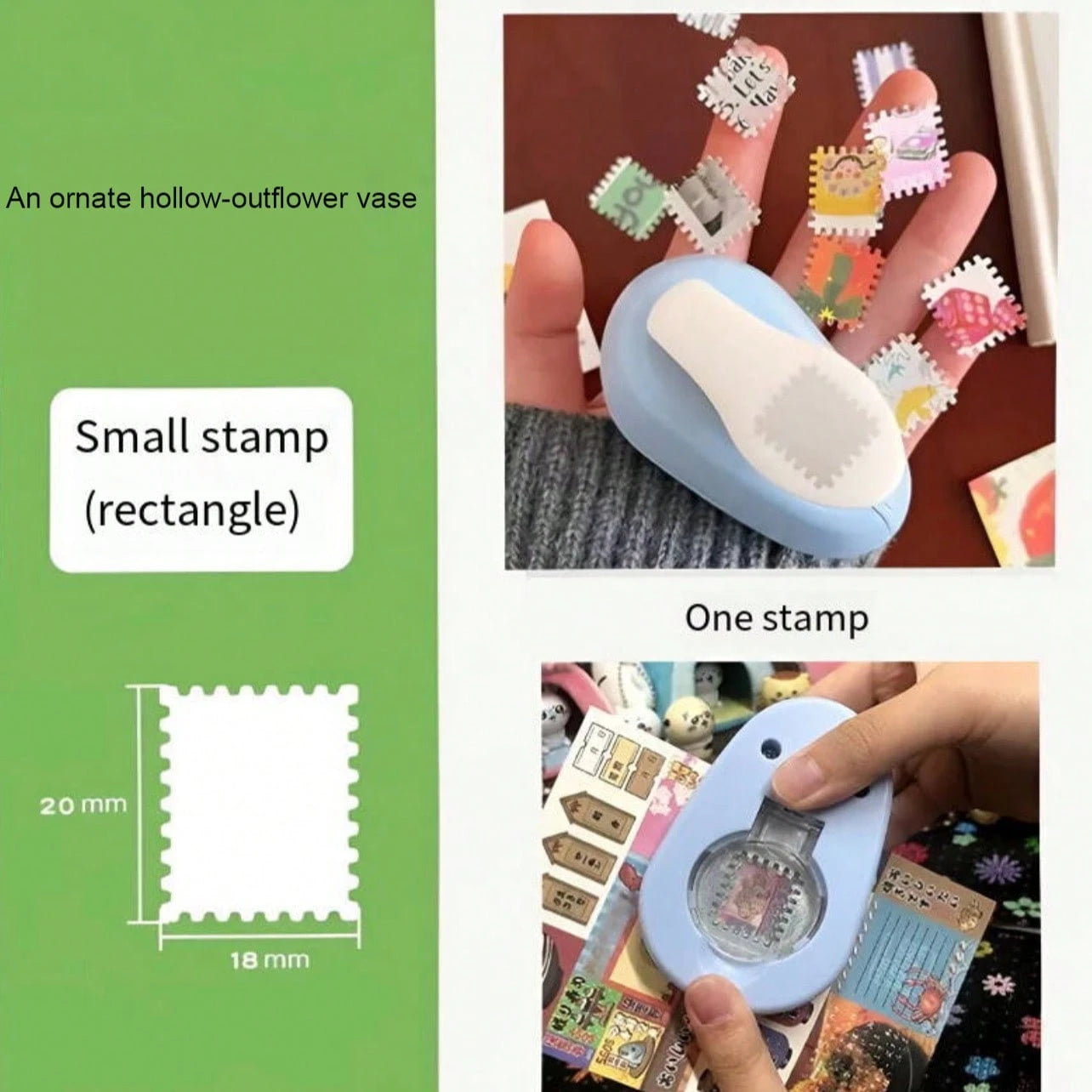 1pc Embossing Stamp Tool, Planner Puncher, Creative Handmade Embossing Tool, Scrapbooking Material Collection Tool