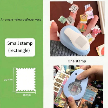 1pc Embossing Stamp Tool, Planner Puncher, Creative Handmade Embossing Tool, Scrapbooking Material Collection Tool