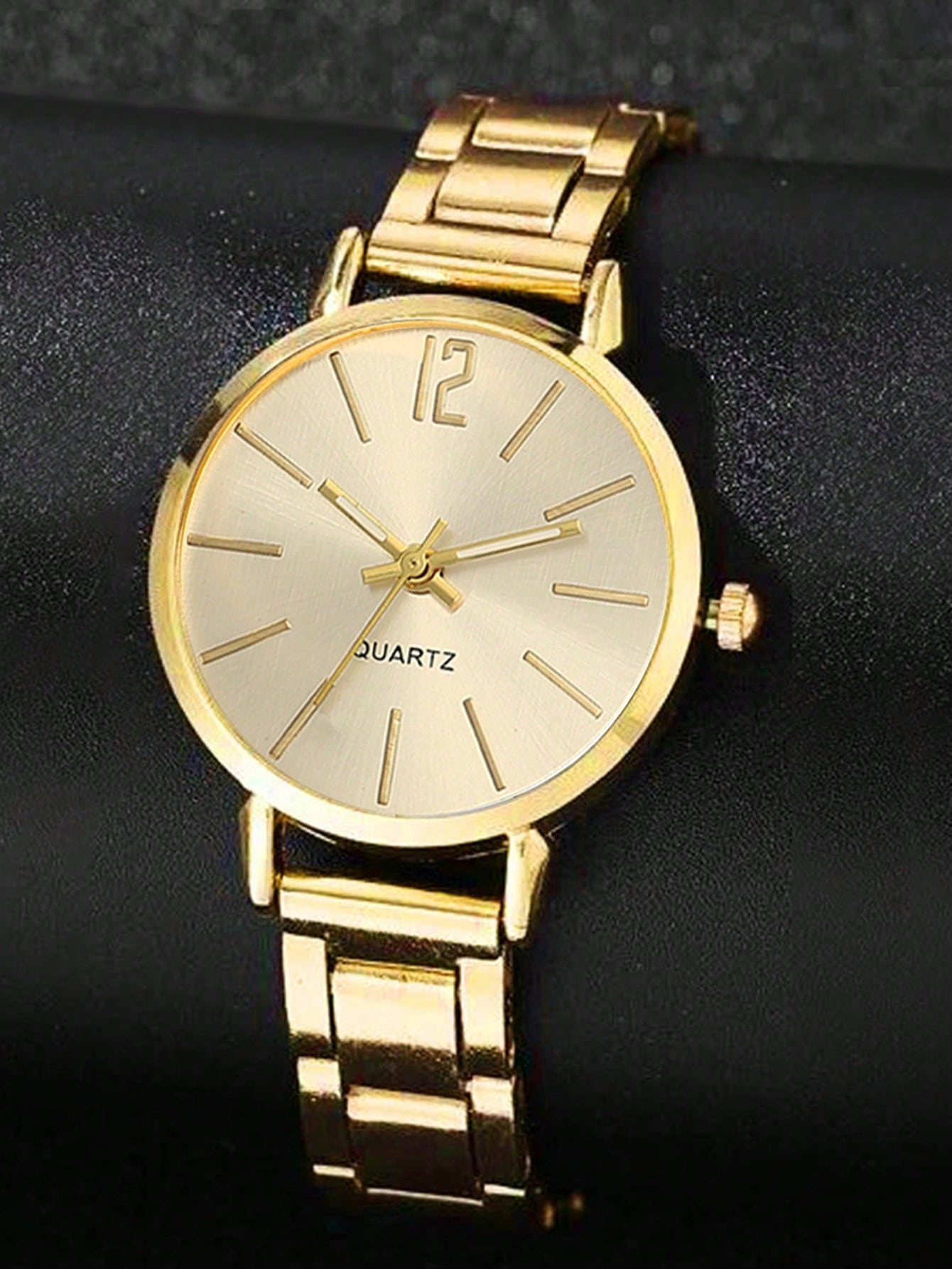 1pc Graduation Digital Small Disc Girls Steel Strap Watch And 1pc Bracelet Jewelry Set For Ladies