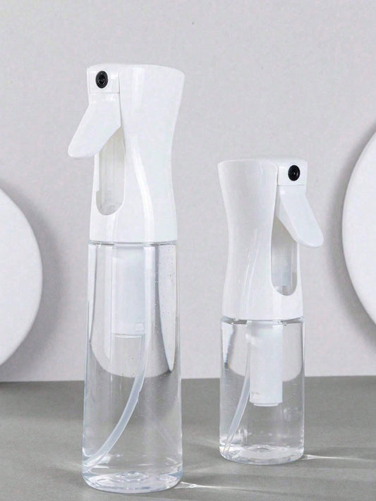 1pc Hair Spray Bottle 10ml/200ML/300ML High Pressure White Automatic Air Pressure Ultra Fine Mist Spray Bottle, Hair Styling Tool, Suitable For Bathroom, Bedroom, Kitchen, Vanity, Beauty Salon, Hair S