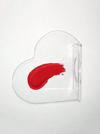 1pc Heart Design Foundation Stirring Palette