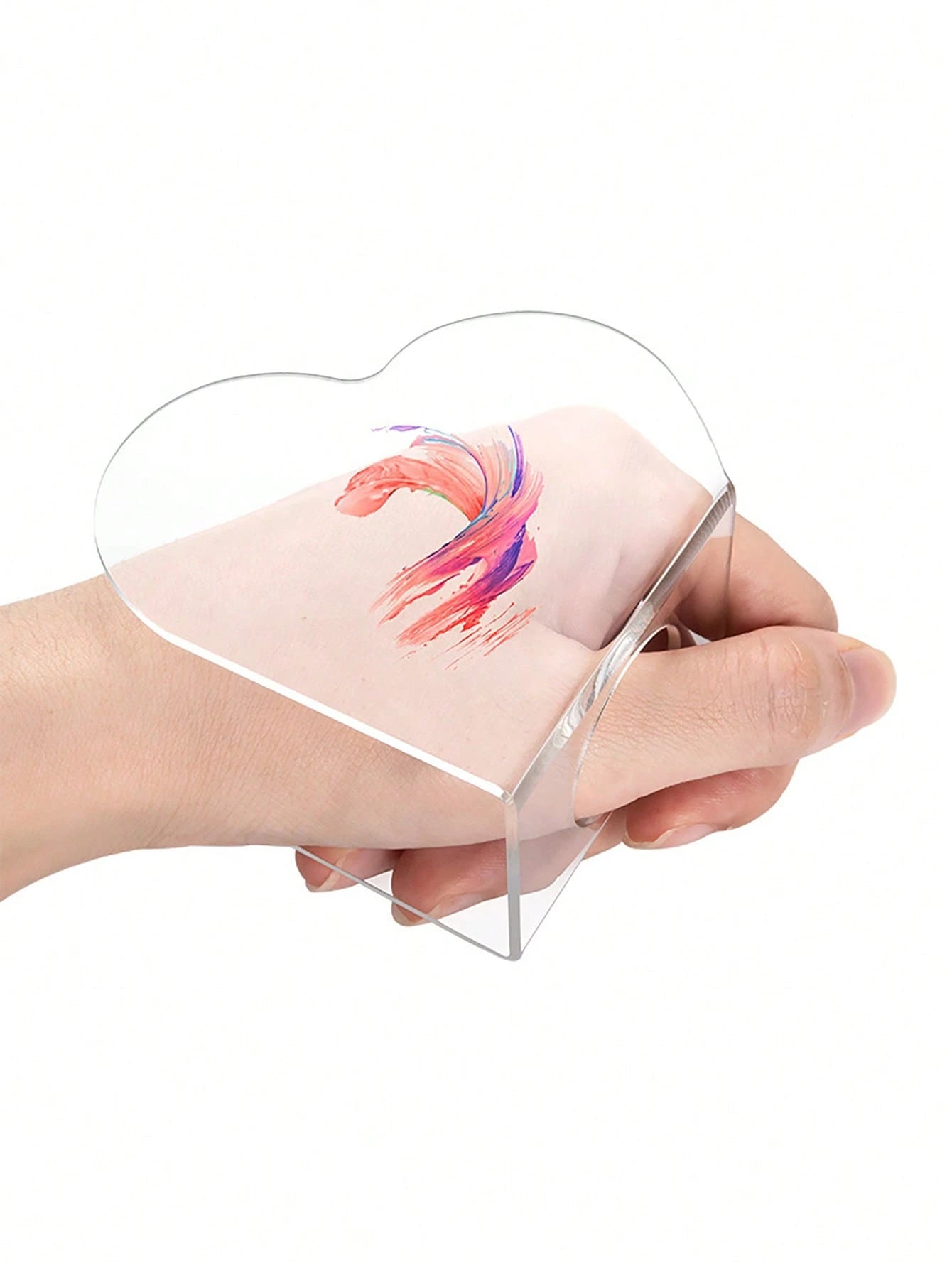 1pc Heart Design Foundation Stirring Palette