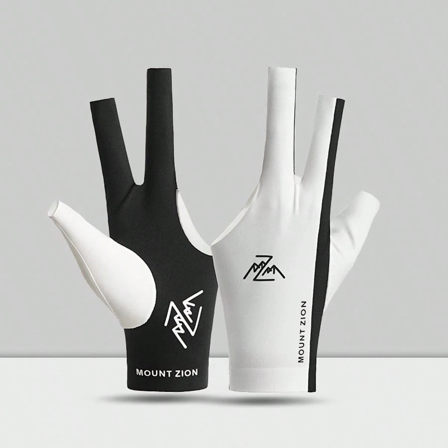 1pc Left Hand Professional Billiard Glove, Lightweight Breathable Anti-Slip Snooker Glove, Summer Thin Seamless High Elastic Ice Silk Cooling Fingerless, Suitable For Snooker And Pool- Anti-Slip Grip