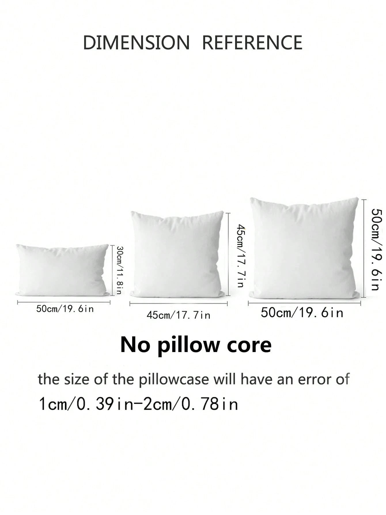 1pc Minimalist Cushion Cover Without Filler