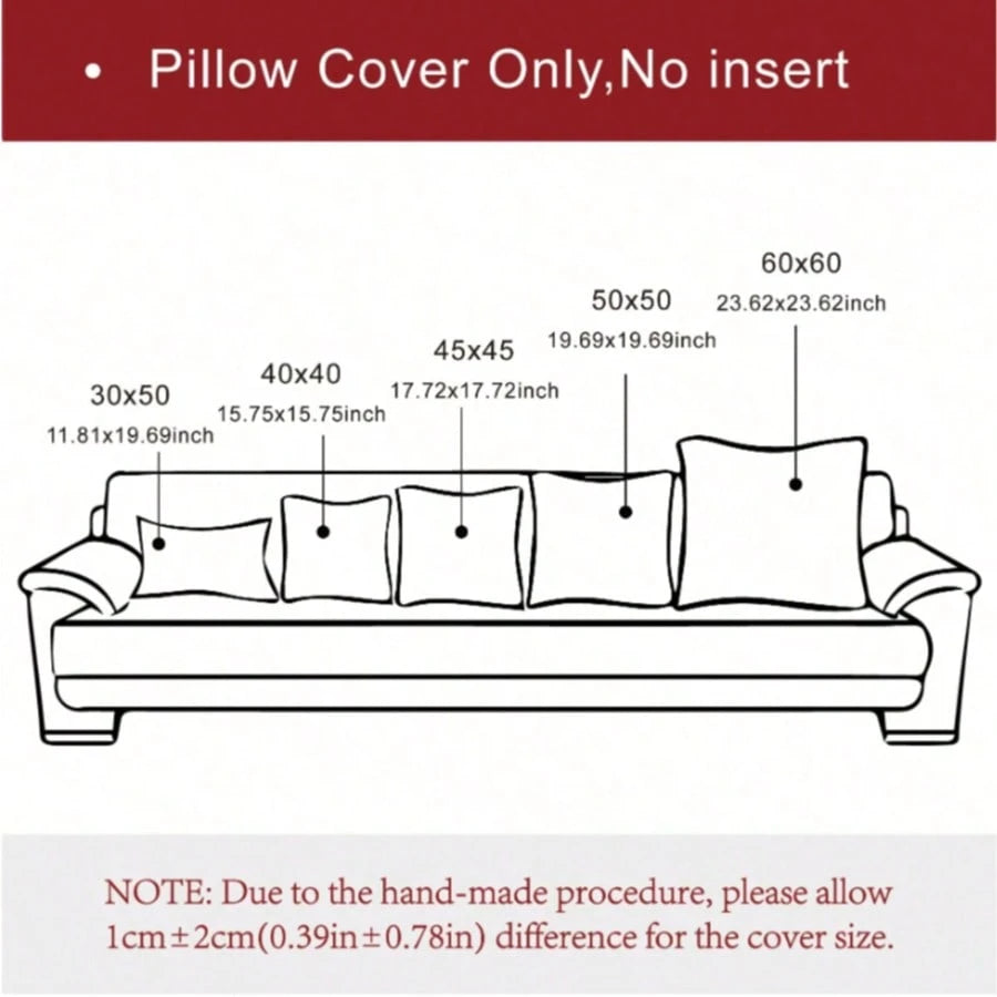 1pc Minimalist Cushion Cover Without Filler
