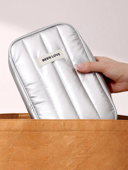 1pc Multi-Functiona Electronics Organizer, Waterproof Cable Organizer, Carrying Pouch Bag For Travel Essentials, For Cable, Charging Cord, External Hard Drive, Portable Power Bank Storage Case Cable B