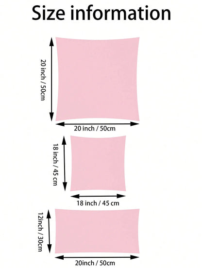1pc Plush Embossed Pillowcase (Pillow Core Not Included) Simple Style Square Pillow Cover Suitable For All Seasons In Living Room And Bedroom