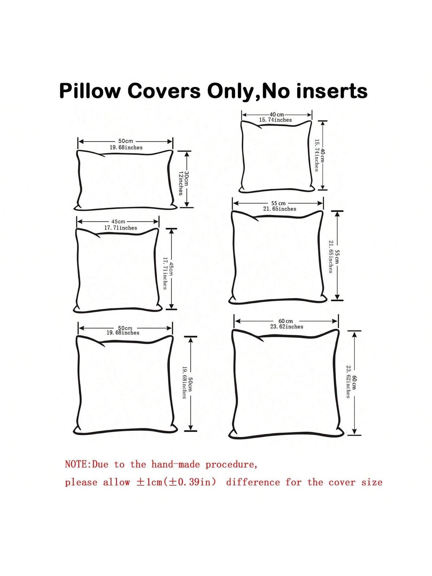 1pc Simple Velvet Pillowcase