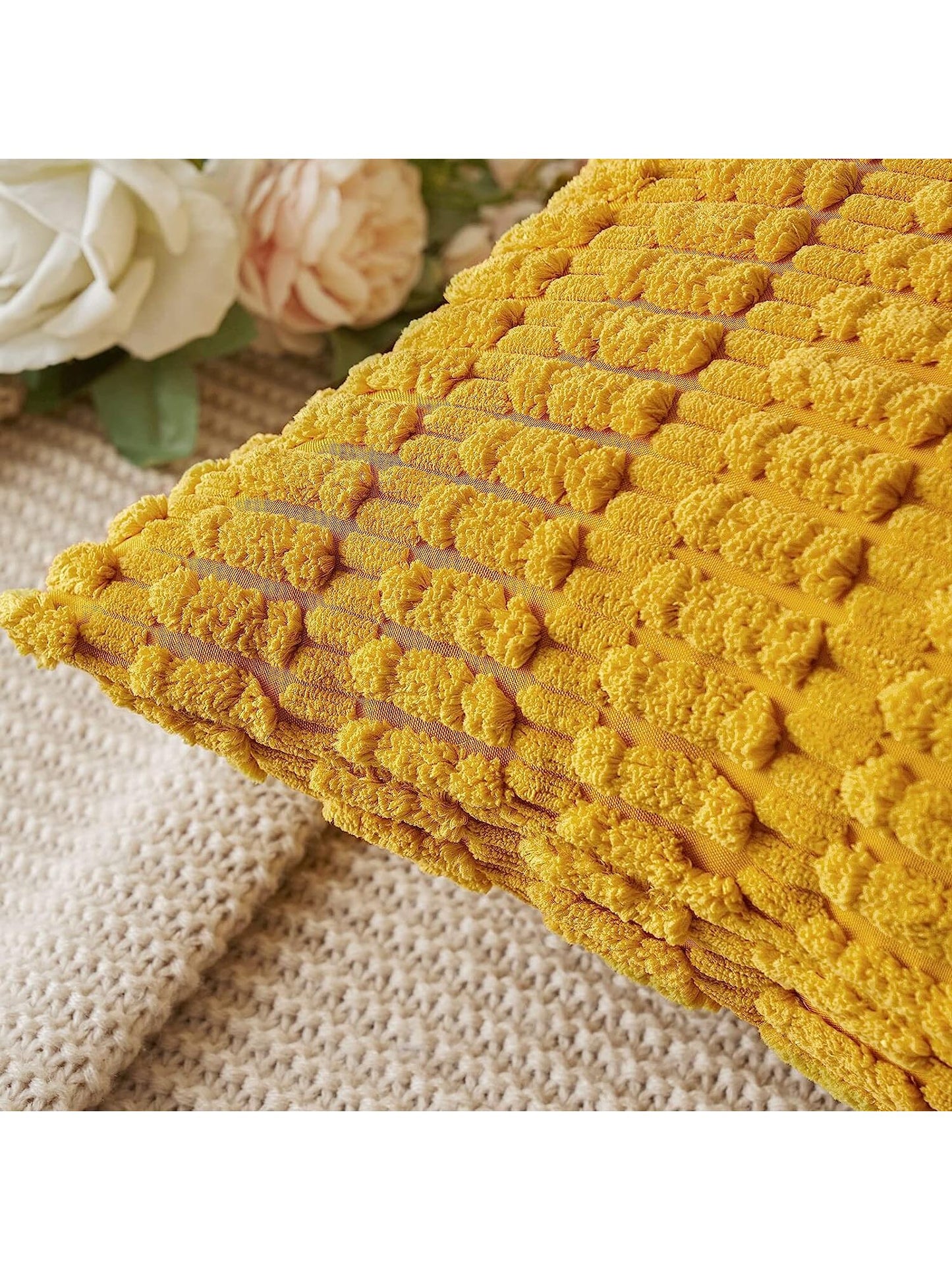 1pc Simple Velvet Pillowcase