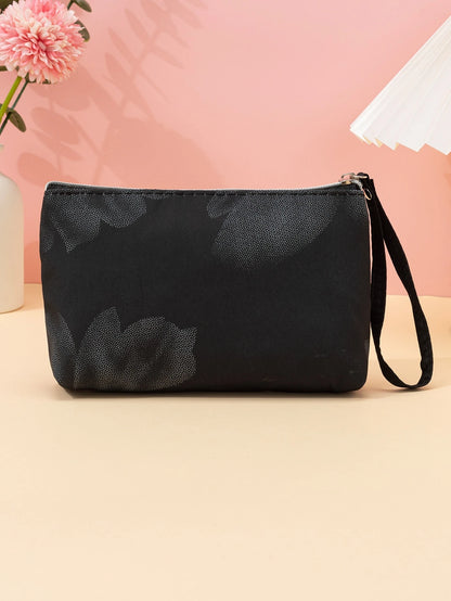 1pc Soft Fabric Portable Makeup Bag, Cosmetic Brush & Lipstick Storage Organizer,Pouch,Makeup Pouch,Travel Essential