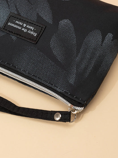 1pc Soft Fabric Portable Makeup Bag, Cosmetic Brush & Lipstick Storage Organizer,Pouch,Makeup Pouch,Travel Essential