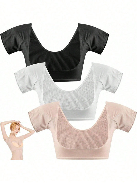 1pc Underarm Sweat-Absorbing Vest, Breathable Underarm Sweat Pads, Suitable For Underarm Sweating To Avoid Embarrassment, Odor-Proof Vest, Washable And Reusable